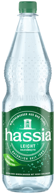 Flaschenabbildung: 1.0 Liter GdB PET-Mineralwasserflasche