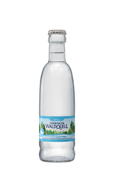 Flaschenabbildung: 0.25 Liter Gastro-Glas-Individualflasche