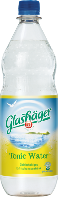 Flaschenabbildung: 1.0 Liter GdB PET-Süßgetränkeflasche