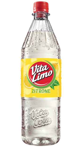 Flaschenabbildung: 1.0 Liter Vita Cola PET-Süßgetränkeflasche