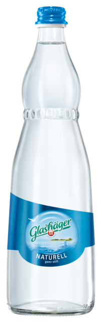 Flaschenabbildung: 0.75 Liter Gastro-Glas-Individualflasche