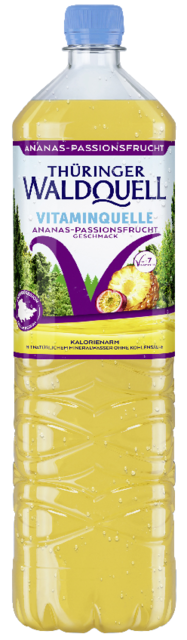 Flaschenabbildung: 1.5 Liter PETCycle-Flasche