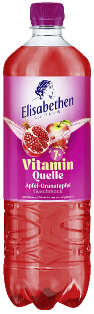 Flaschenabbildung: 1.0 Liter Einweg-PET-Flasche